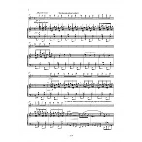 La strada : VII: Movimento dei vari artisti (Rielaborazione per fIauto e pianoforte di C. Tabarelli)